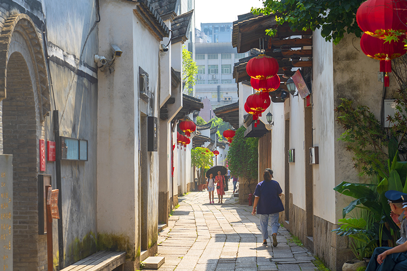 2019年6月28日，福州，三坊七巷風光。